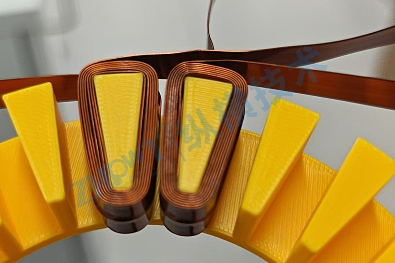 轴向磁通电机空心线圈