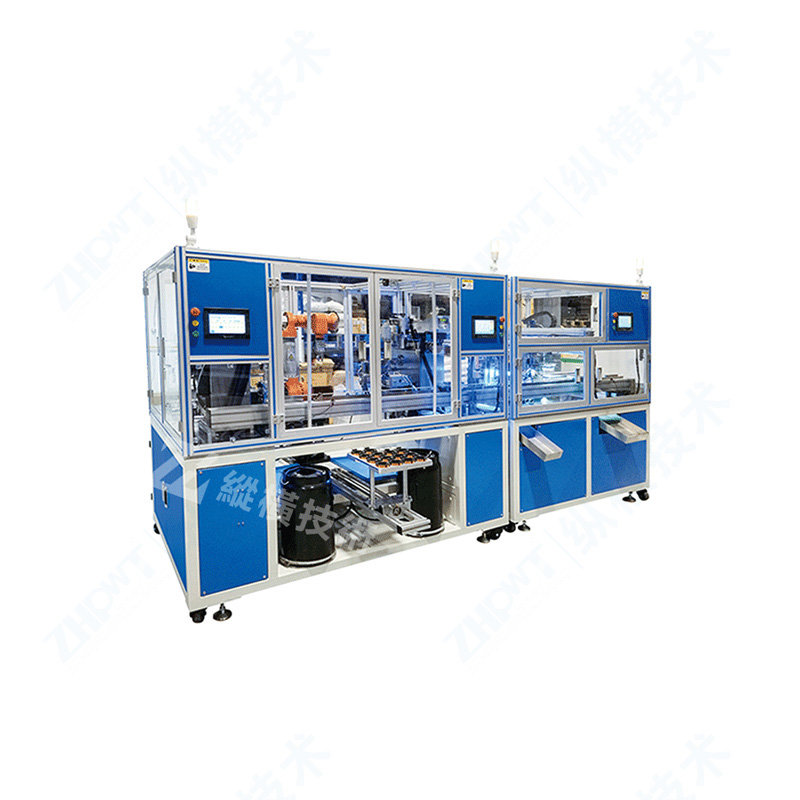 汽车螺线管线圈自动整列卷绕焊接检测流水线